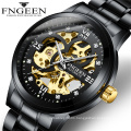 Skeleton Watch 2020 New FNGEEN 6018 Sport Mechanical Watch Luxury Mens Watches Top Brand Men Automatic Watch